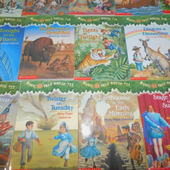 Lot Set 28 Magic Tree House Paperback Books Mary Pope Osborne Scholastic - Picture 13 of 14